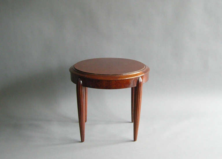 small mahogany side table