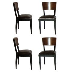 Set of 4 Art Deco Dining/side Chairs 6