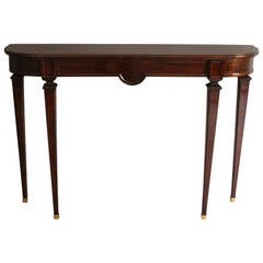 Fine French Neo-Classical Mahogany Console