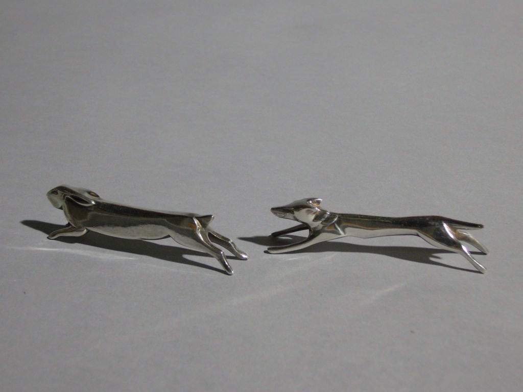 Mid-20th Century Set of 12 Knife Rests by Gallia for Christofle