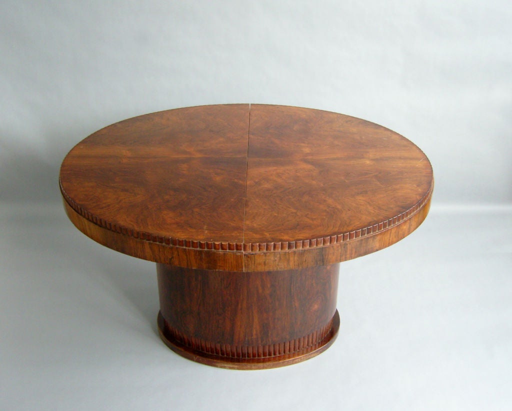 Fine French Art Deco Rosewood Oval Table 3