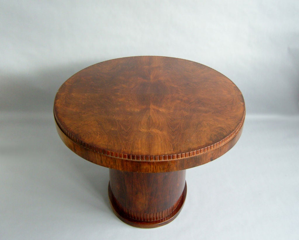 Fine French Art Deco Rosewood Oval Table 2