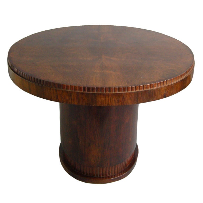 Fine French Art Deco Rosewood Oval Table