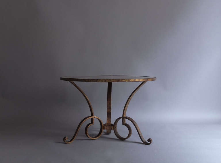 P. Para and Max Ingrand, Fine French Art Deco Coffee Table 1