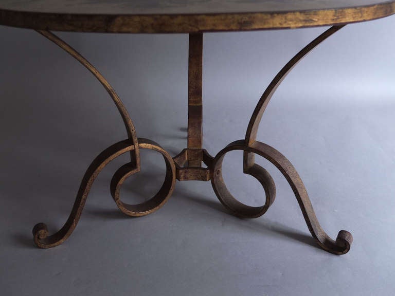 P. Para and Max Ingrand, Fine French Art Deco Coffee Table 3