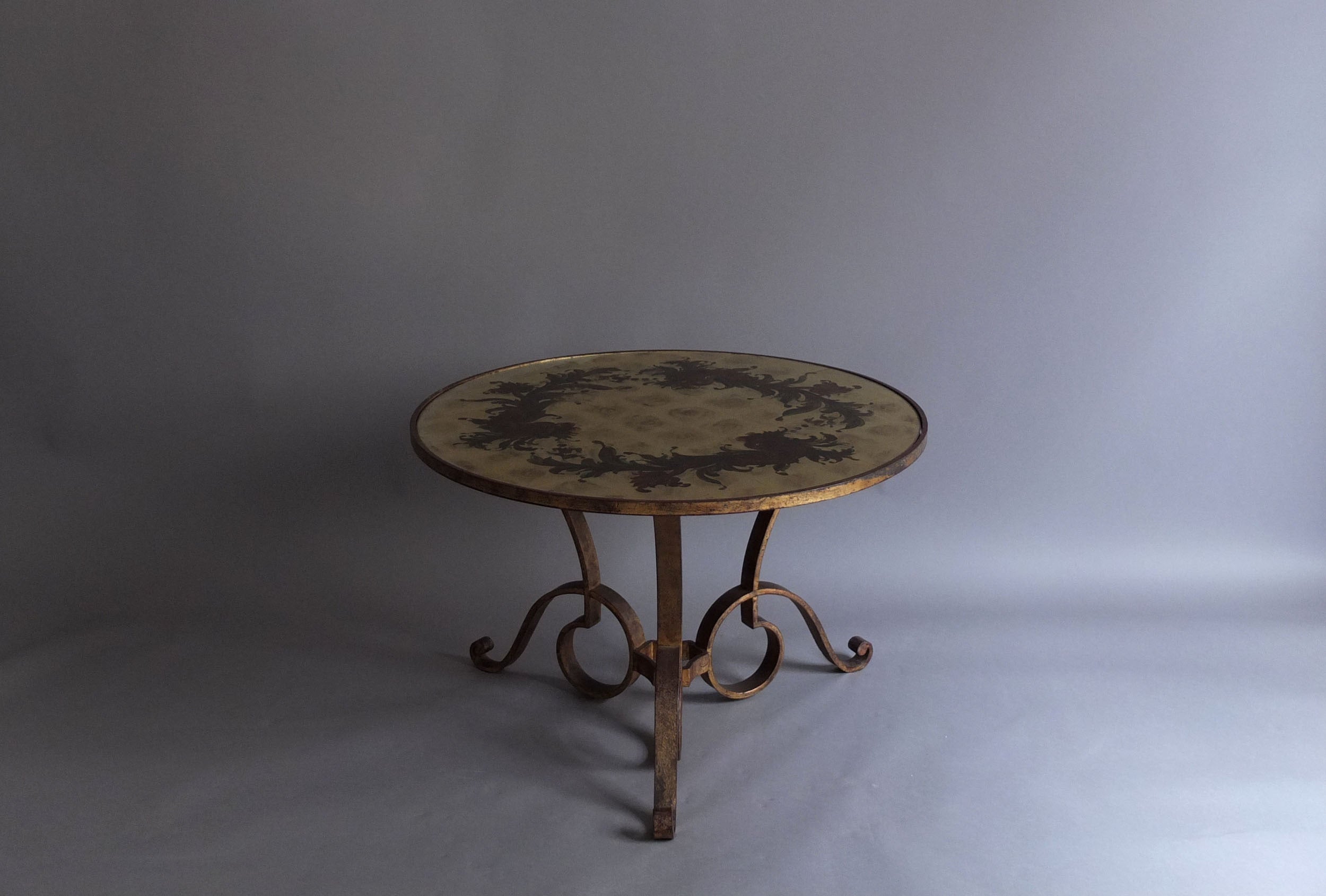 P. Para and Max Ingrand, Fine French Art Deco Coffee Table