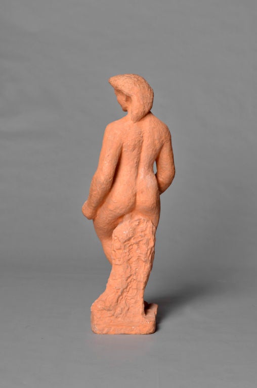 Mid-20th Century A Fine French Terracotta Sculpture by Lapeyriere