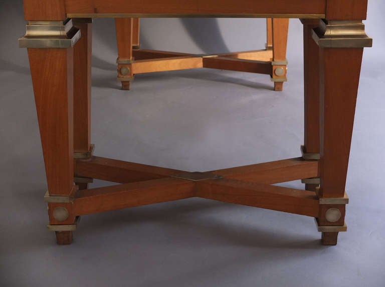 Fine French Art Deco Desk or Library Table Attributed to Arbus 3