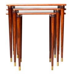 A Set of Three Stacking Tables