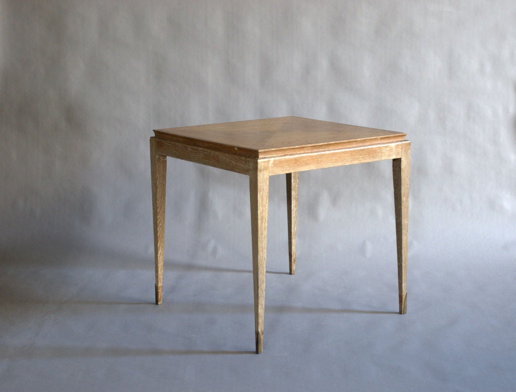 Fine French Art Deco Side / Game Table