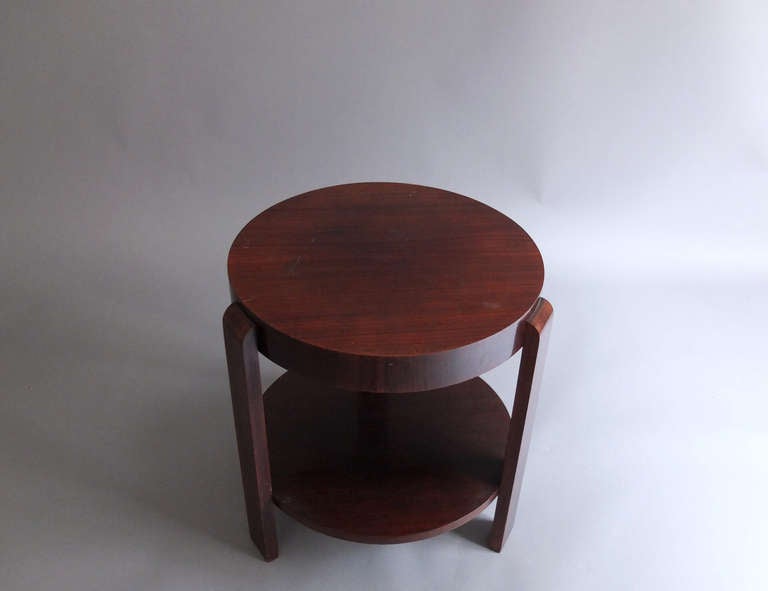 French Art Deco Gueridon or Side Table 1