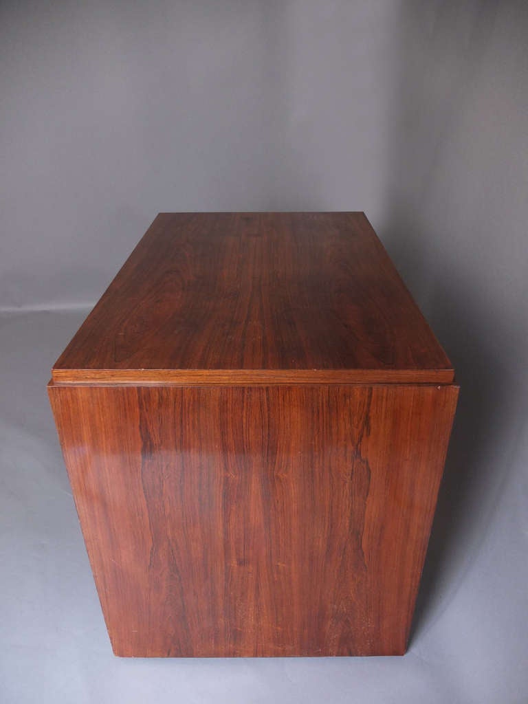 Fine French Art Deco Rosewood Desk or Writing Table 3
