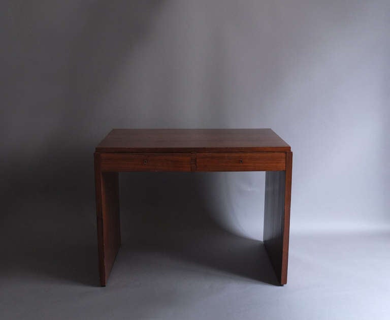 Mid-20th Century Fine French Art Deco Rosewood Desk or Writing Table