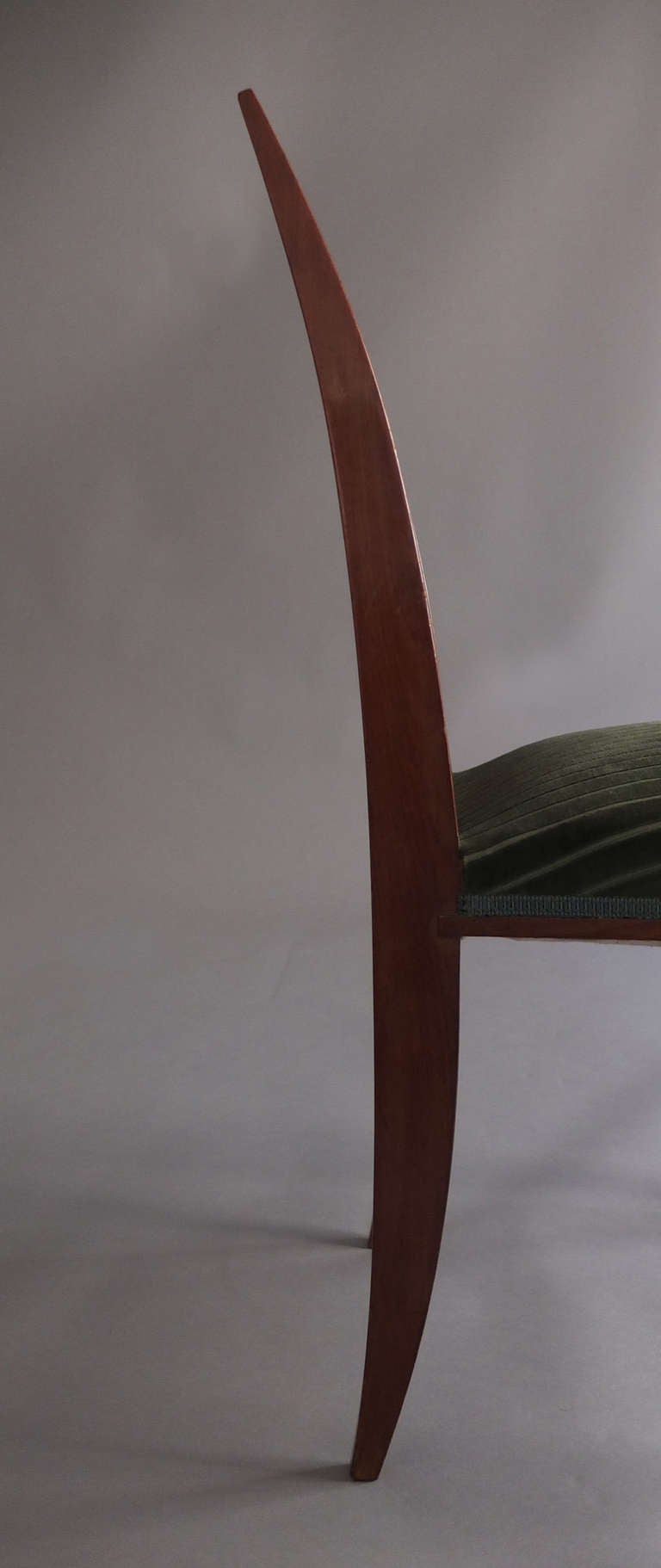 Paire de chaises d'appoint Art Déco françaises dans le style d'Alfred Porteneuve en vente 2