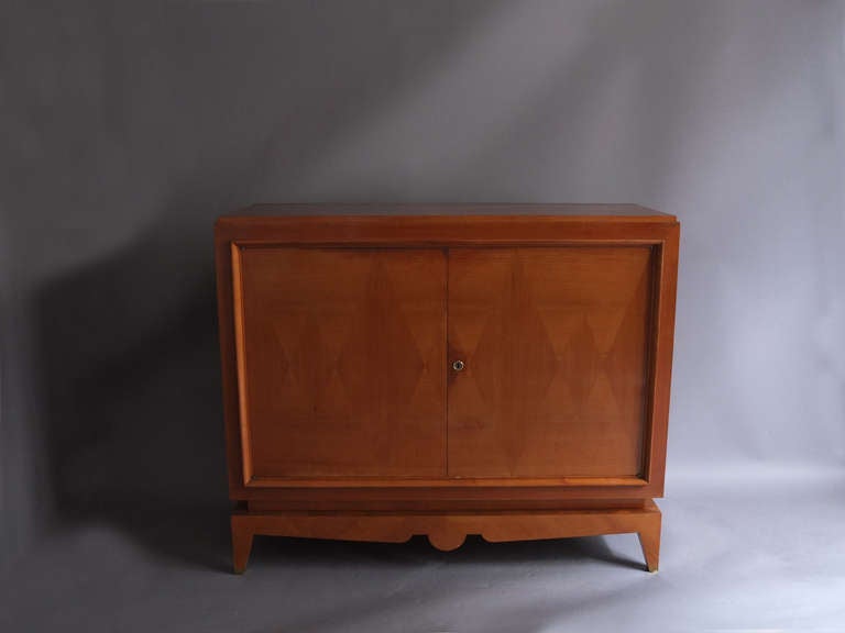 Two Fine French Art Deco Cherry Wood Buffets In Good Condition In Long Island City, NY