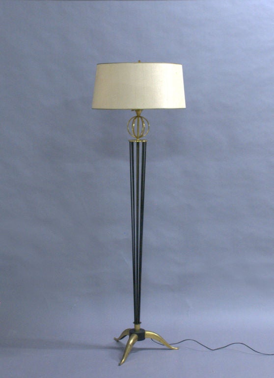 Mid-Century Modern A Fine French 1950's Floor Lamp by Arlus