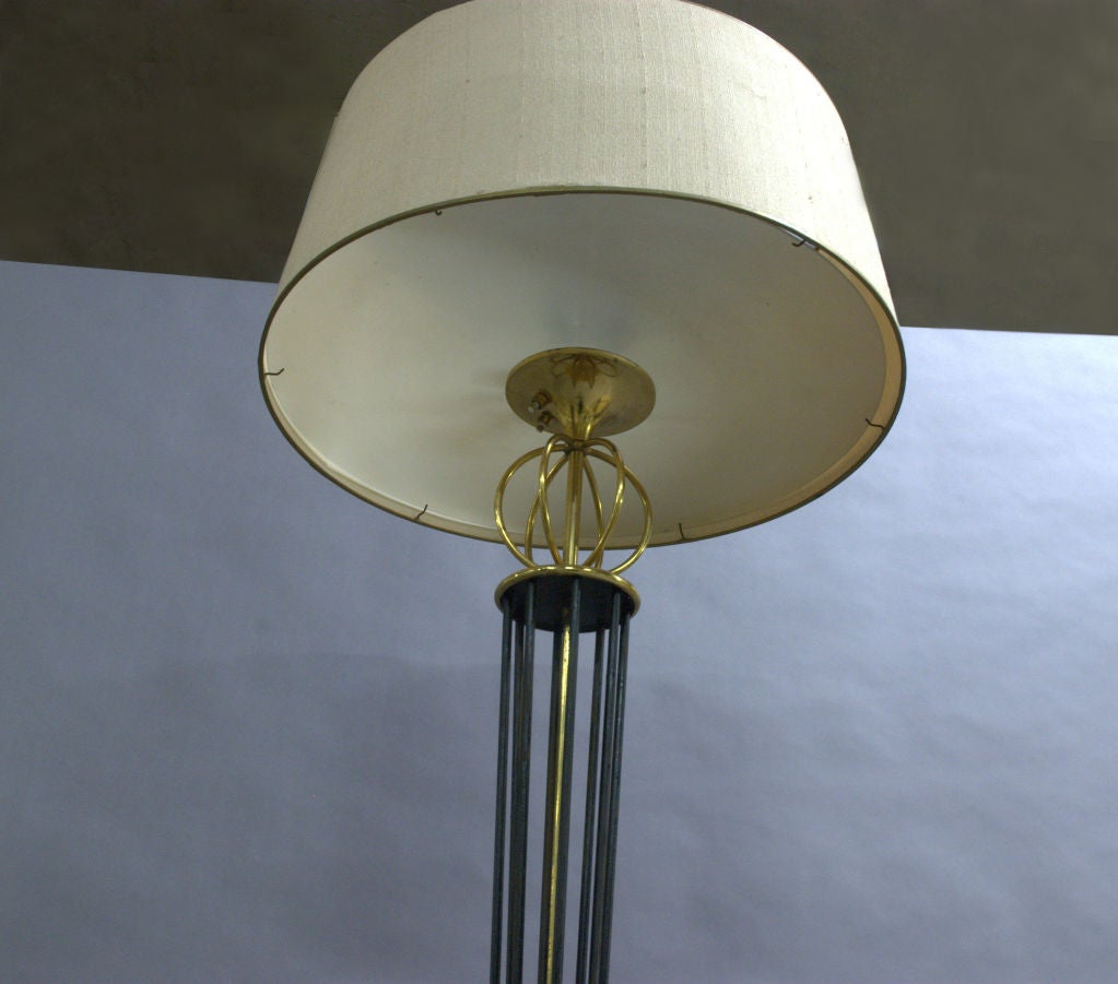 A Fine French 1950's Floor Lamp by Arlus In Good Condition In Long Island City, NY