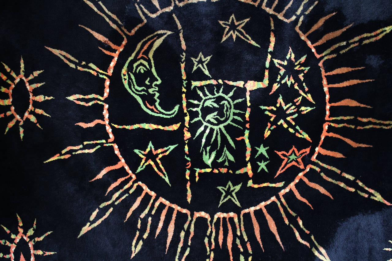 Français Tapis français des années 1950 de Jean Lurcat