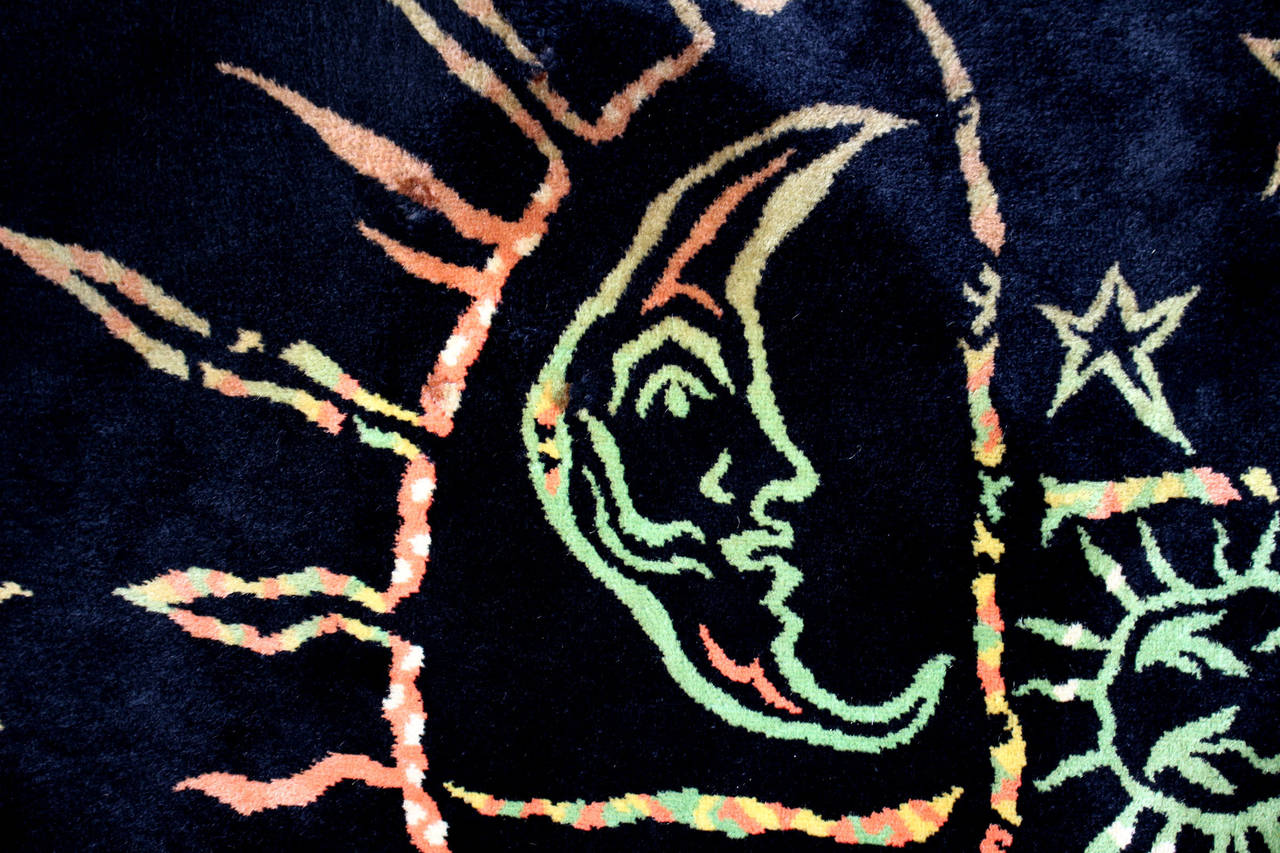 Milieu du XXe siècle Tapis français des années 1950 de Jean Lurcat