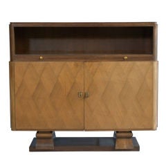 French Art Deco Rosewood and Mahogany Bar 12