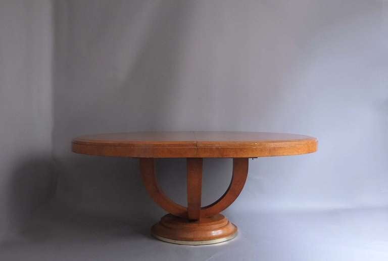 Fine French Art Deco Oval Dining - Center Table