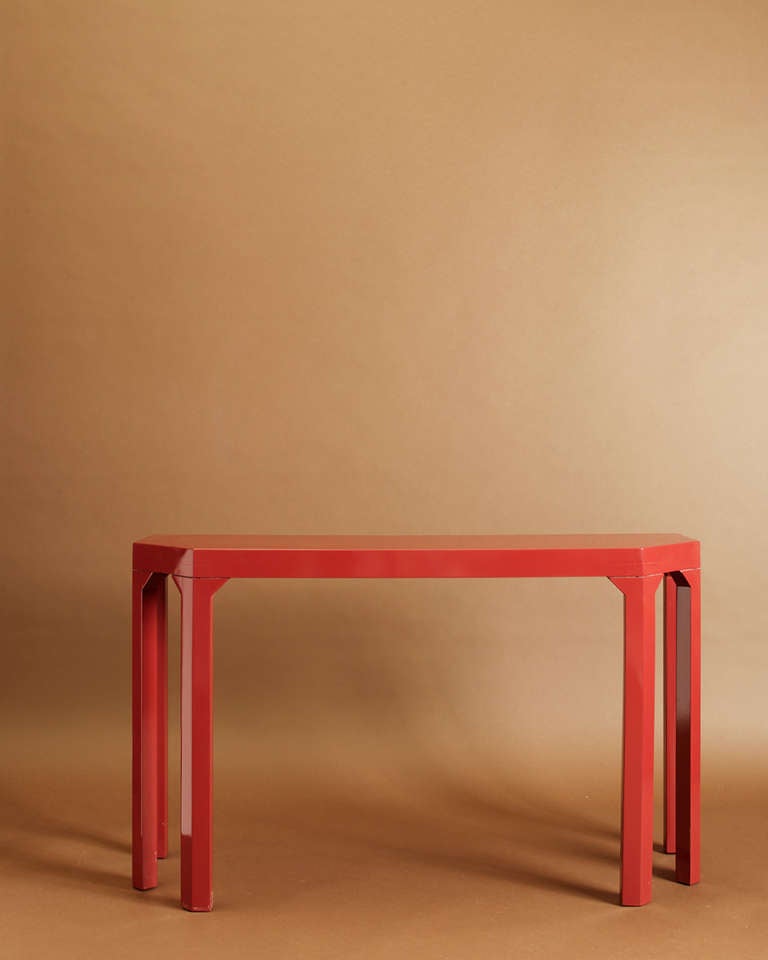 American Albrizzi Lacquered Console Table