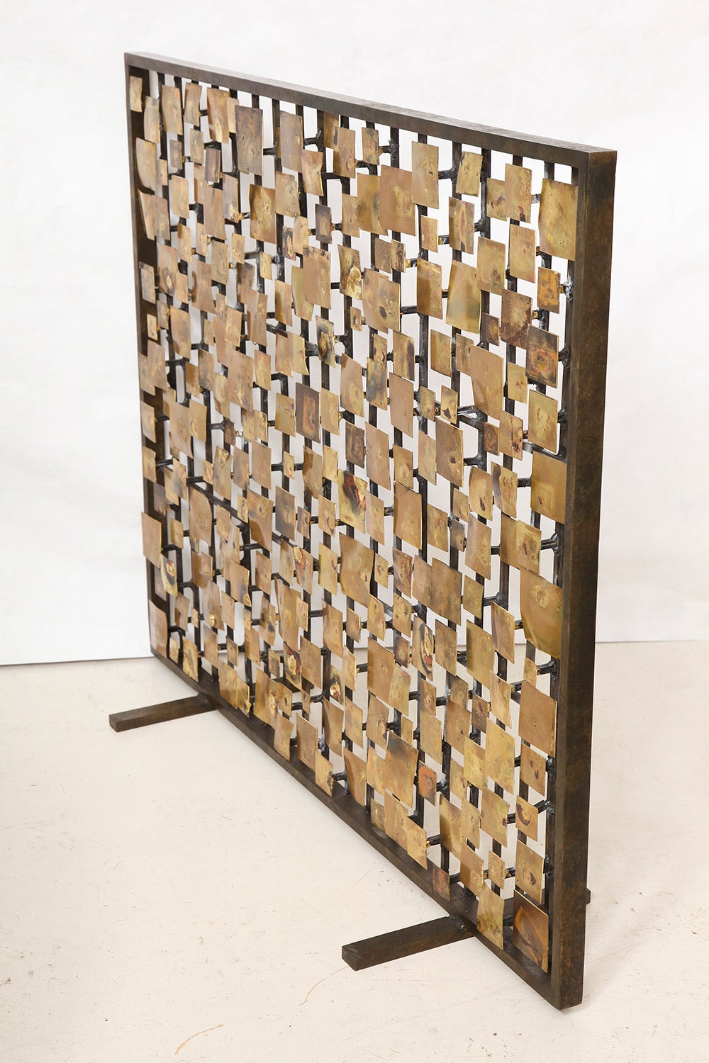 Marie Suri "Aurora" Feuerschirm in Gold