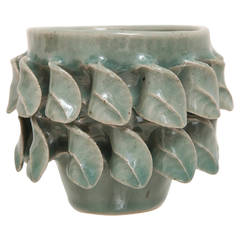Paul Briggs "Foliage Pot 1" Hand-Pinched Ceramic Vessel