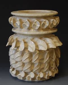 Paul Briggs "Whorl 1" Hand-Pinched Ceramic Vessel