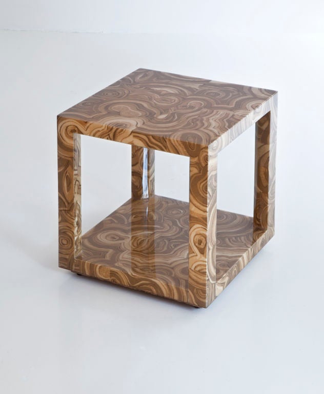 Albert Cube Table In Excellent Condition For Sale In New York, NY