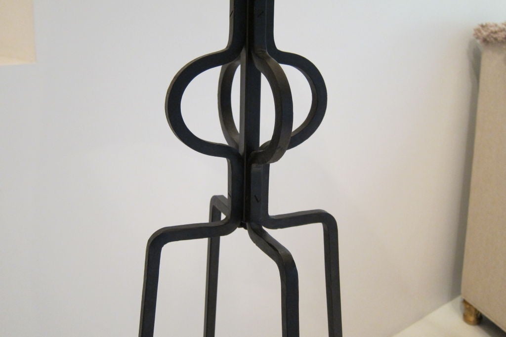 American Tommi Parzinger Obelisk Floor Lamp