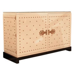 1950's Tommi Parzinger Studded Cabinet