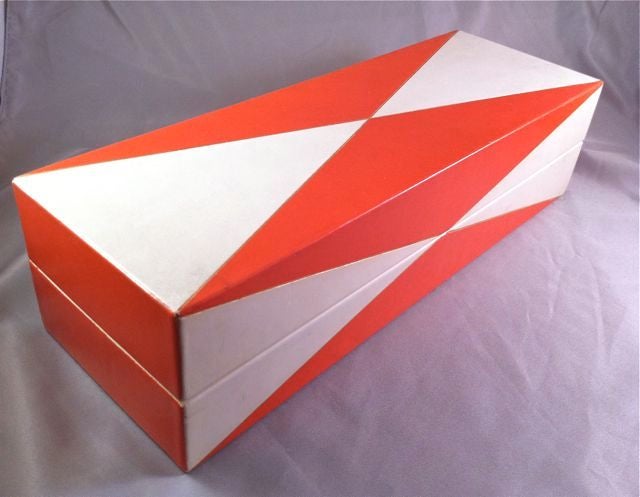 Rare Tommi Parzinger Leather Box