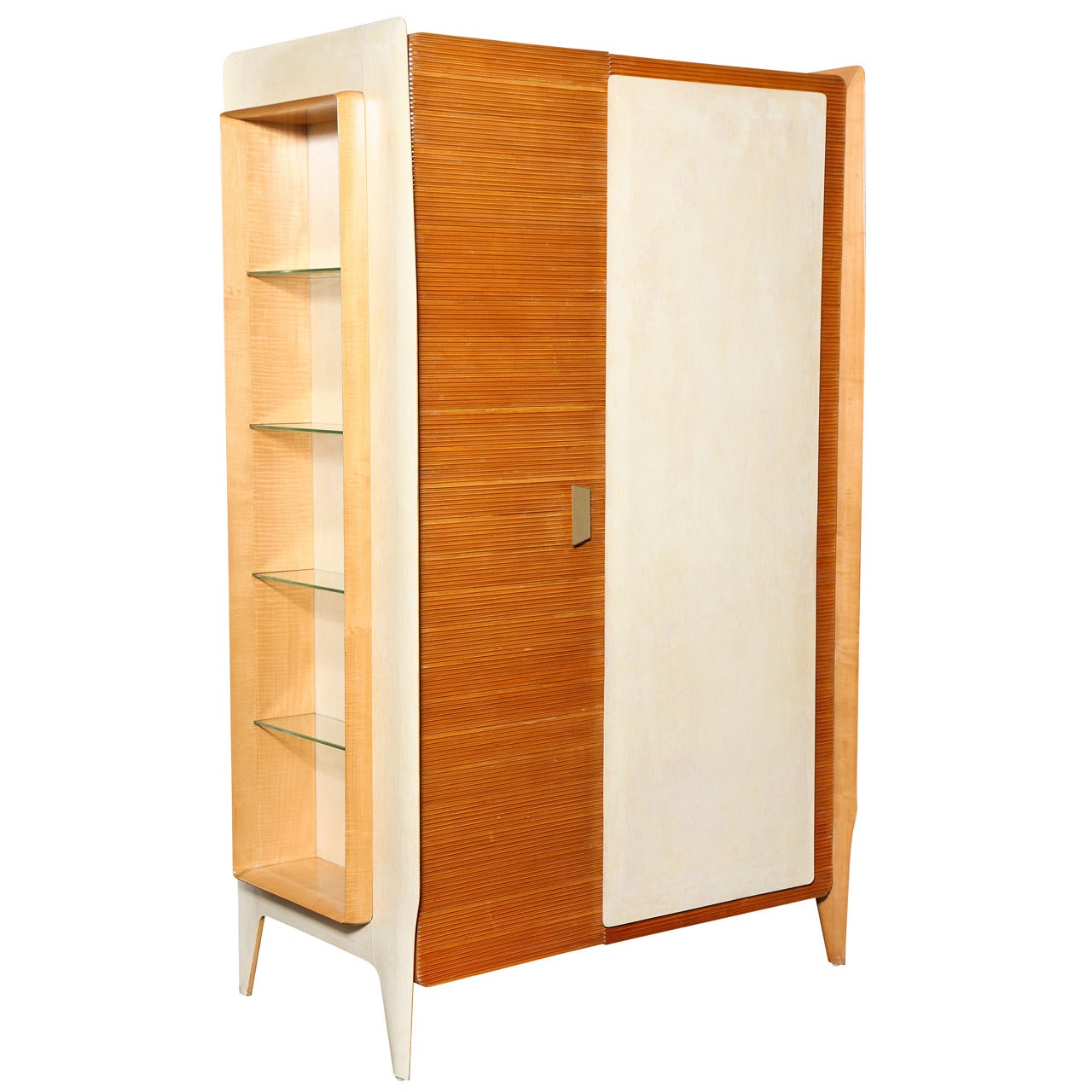 Extraordinary Two-Door Storage Cabinet by Gio Ponti