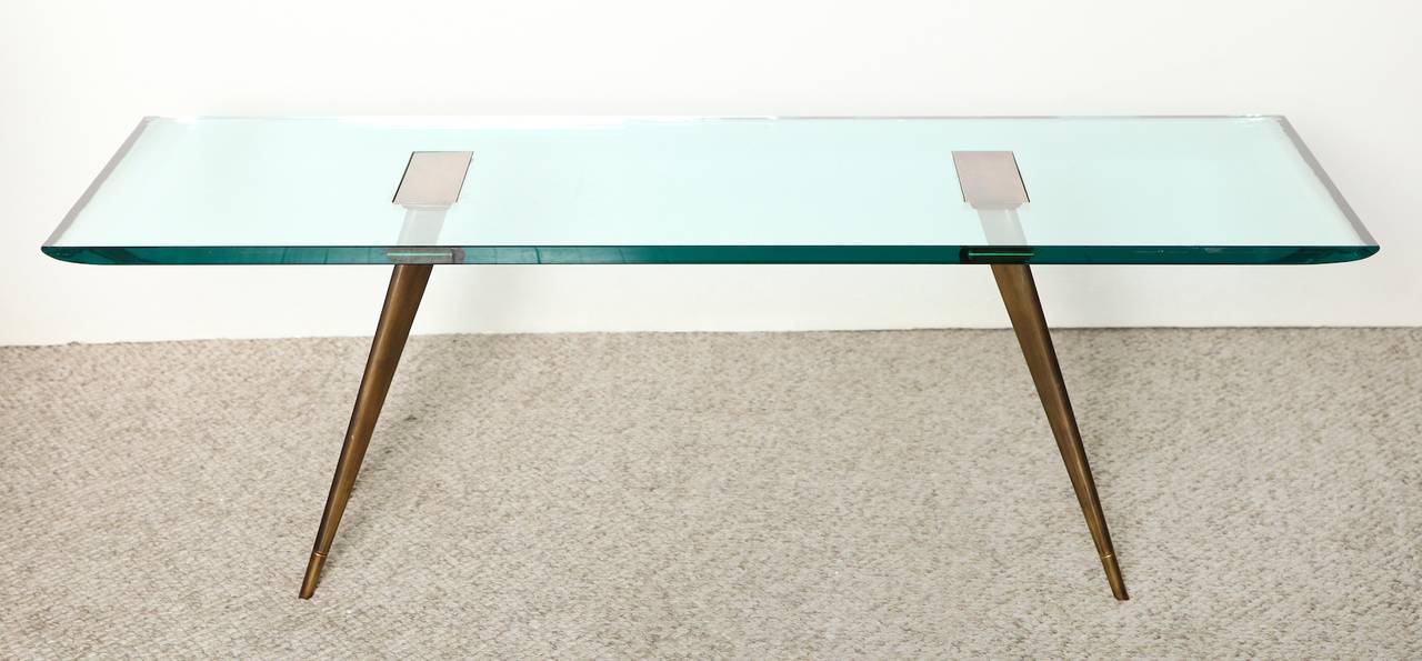 Mid-Century Modern Rare Cocktail Table by Max Ingrand for Fontana Arte.