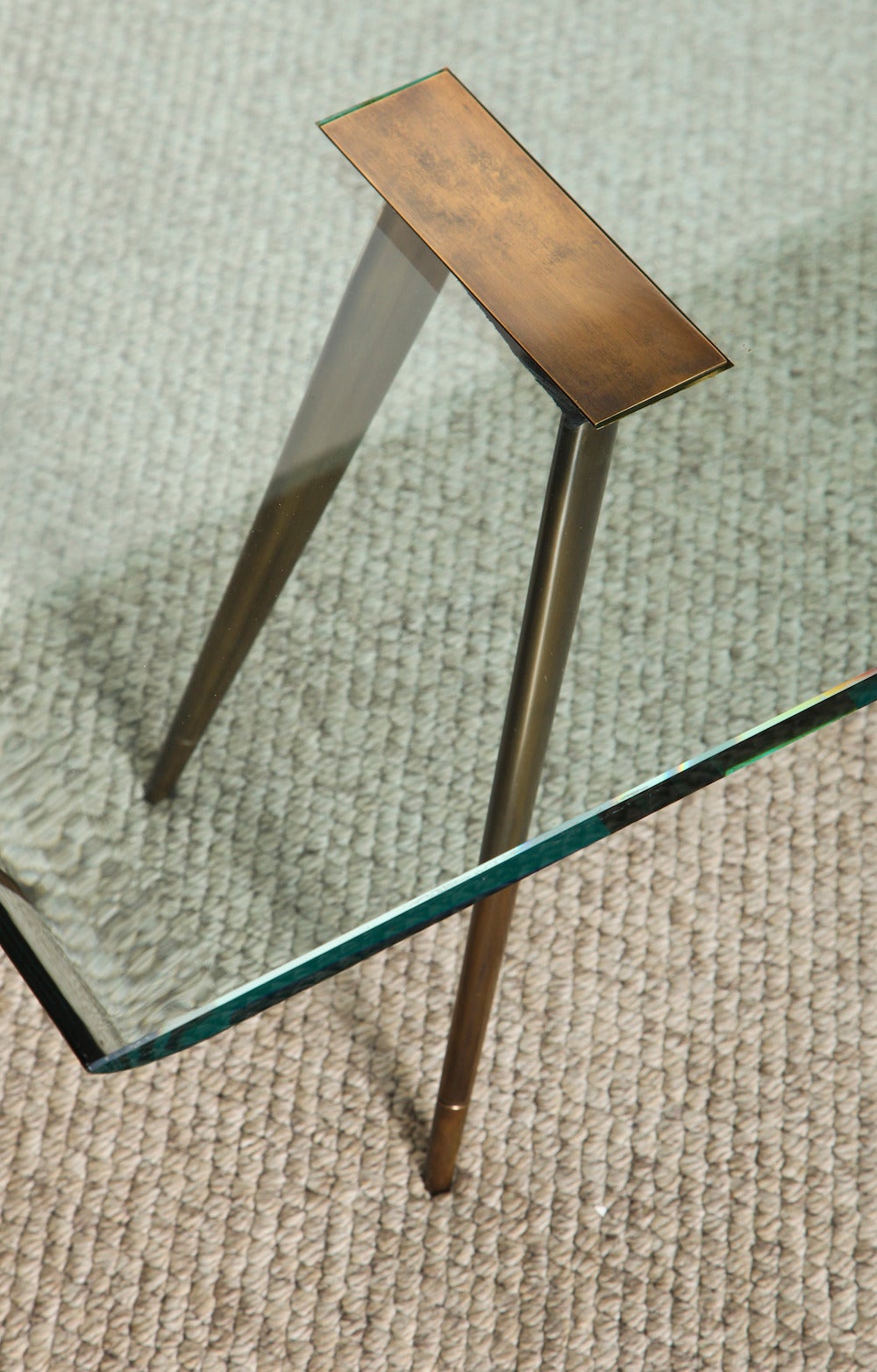 Italian Rare Cocktail Table by Max Ingrand for Fontana Arte.