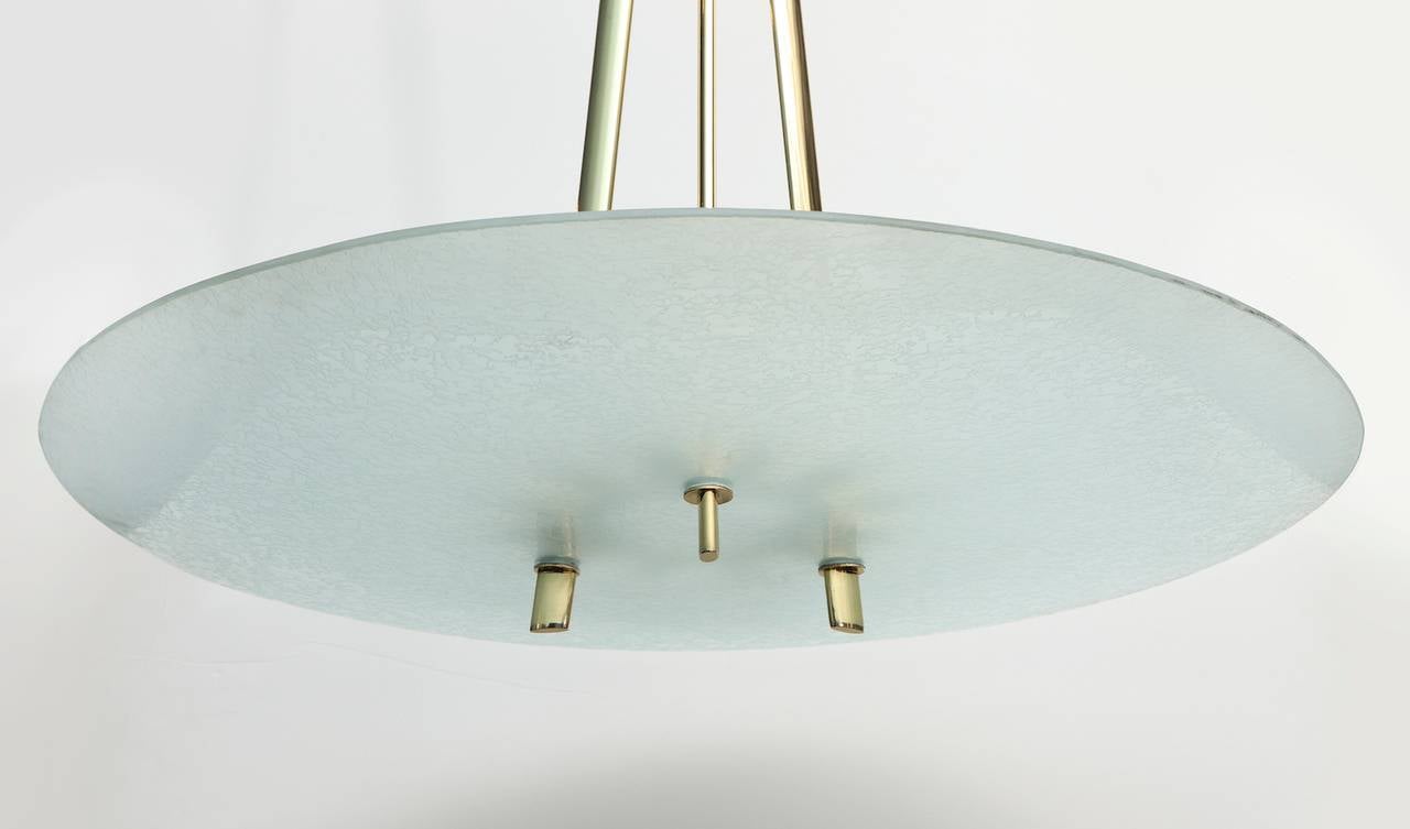 Mid-Century Modern  Large Chandelier attributed to Erwin Burger
