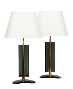 "Fin, " Studio-Built Table Lamps by Roberto Giulio Rida