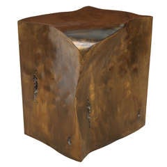 Super Rare Side Table/ Cube by Philip & Kelvin LaVerne