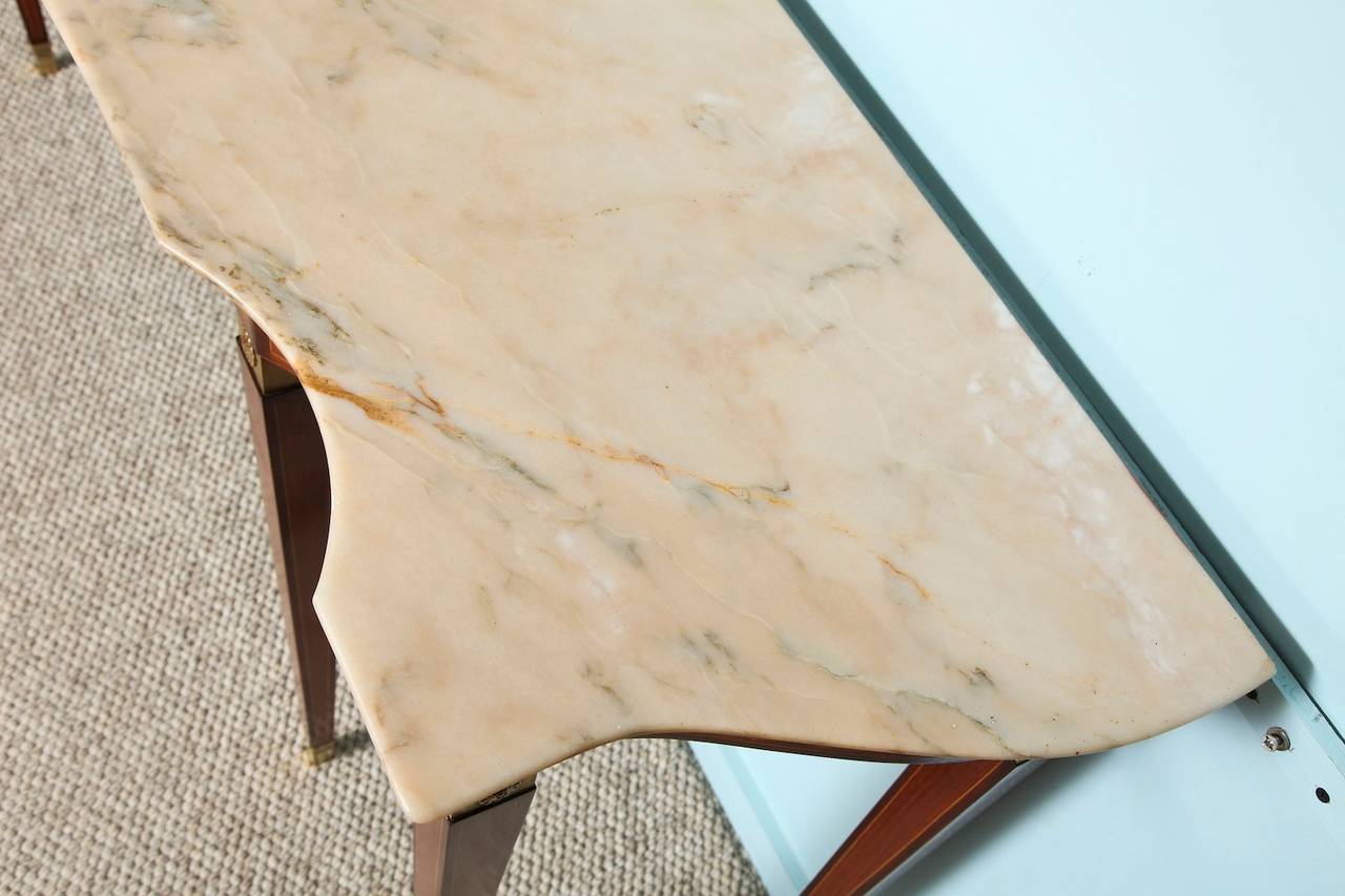 Mid-Century Modern Six-Leg Wall Console by Paolo Buffa