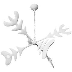"Hanabi," Limited Edition Plaster Hanging Light, by Alexandre Logé 9