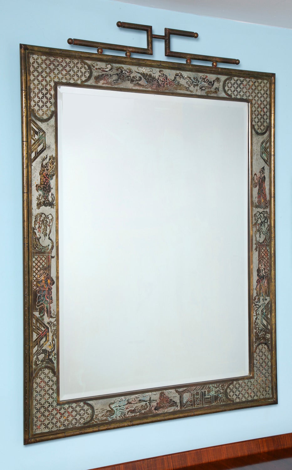 Philip & Kelvin LaVerne Mirror In Excellent Condition In New York, NY