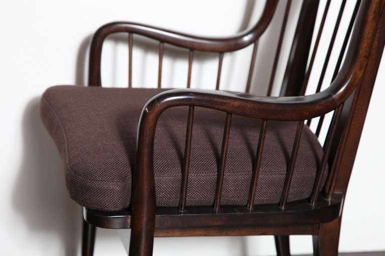 Rare Set of 4 Dining Chairs, Custom Designed by Paul Laszlo 1