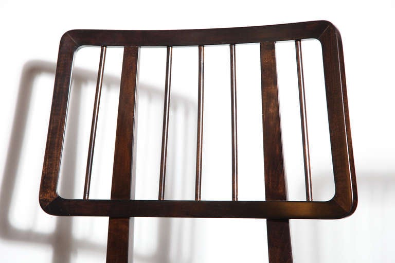 Rare Set of 4 Dining Chairs, Custom Designed by Paul Laszlo 2