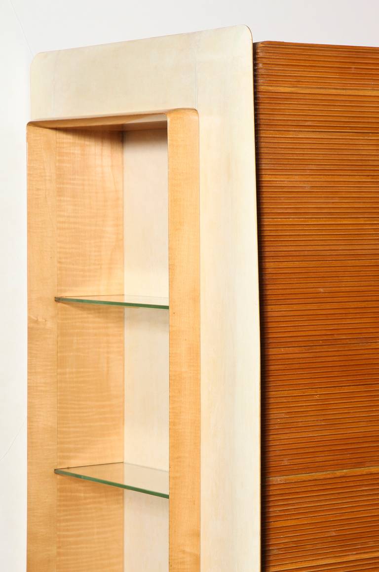 Italian Extraordinary Two-Door Storage Cabinet by Gio Ponti