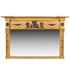 19th Century Regency Gilt Overmantel Mirror 1
