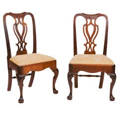 Pair of 18th Century Georgian Mahogany Side Chairs 11