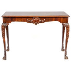 18th Century Irish Mahogany Side Table