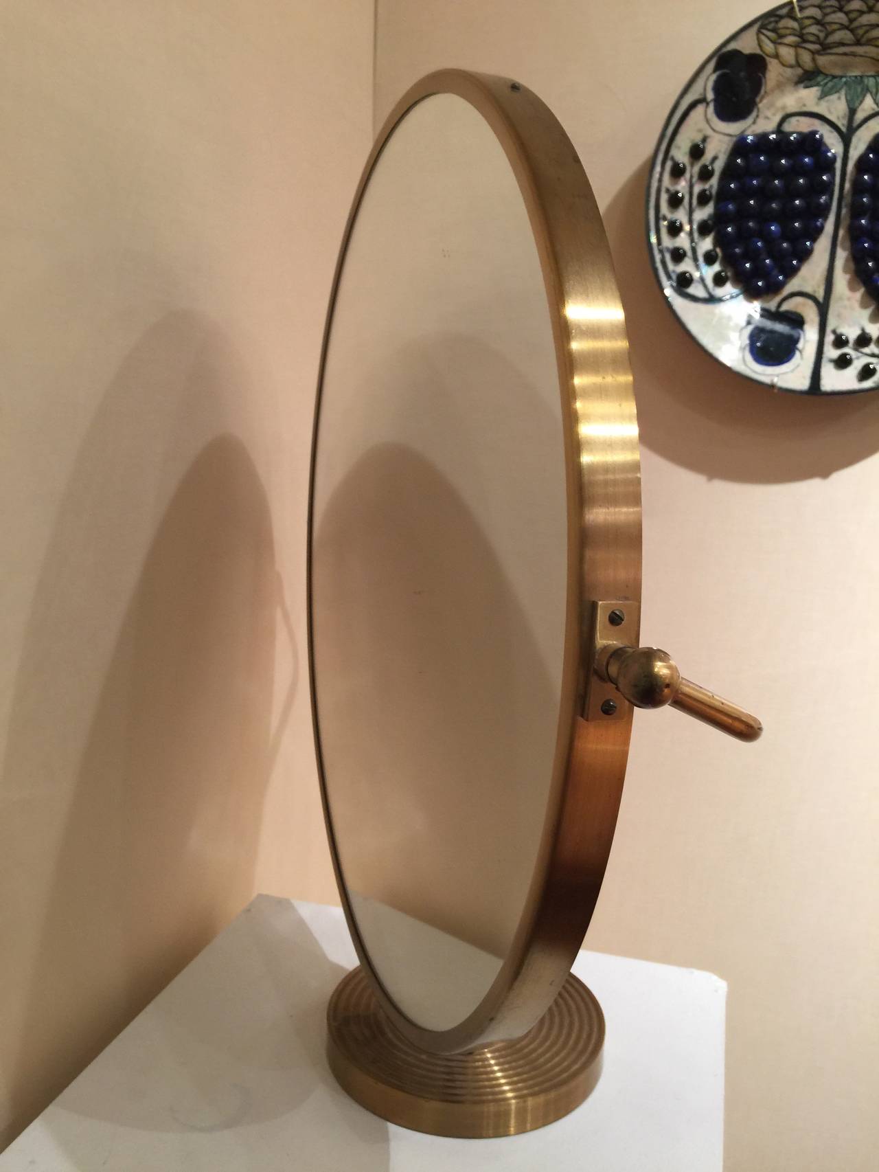 Large Table or Vanity Mirror by Josef Frank For Sale at 1stDibs