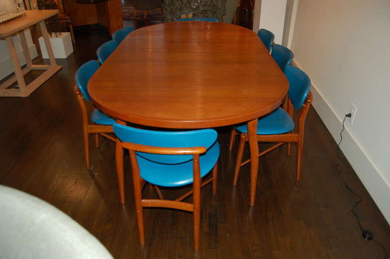Scandinavian Modern Finn Juhl Dining Set, NV 53